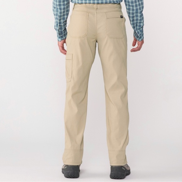 Prana Stretch Zion Outdoor Hiking Pant Sandbar Size 35X32 Gorpcore Cargo Pocket - Picture 2 of 16